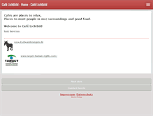 Tablet Screenshot of cafelichtbild.com